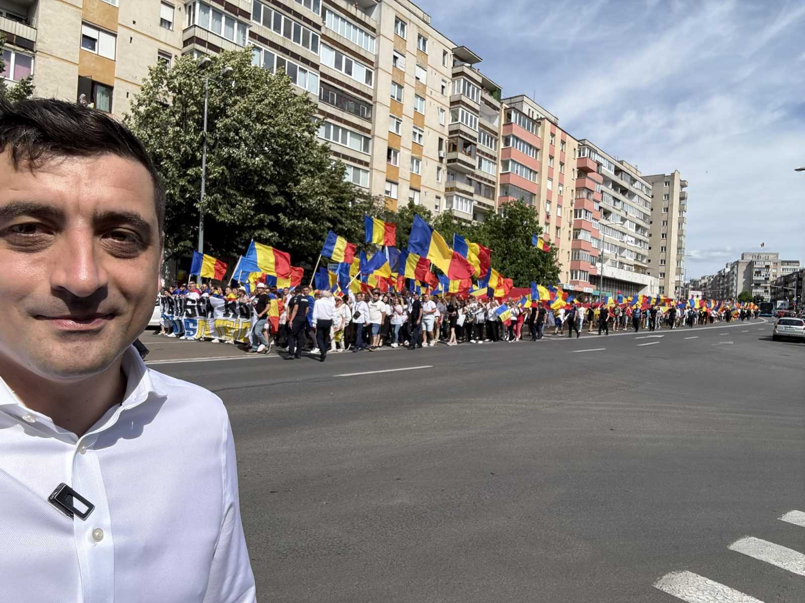 Felvonultak. | Fotó: George Simion Facebook oldala