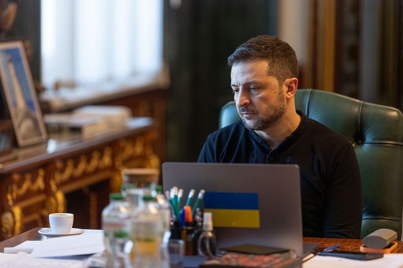 Ukrajna helyrállításra használná a befolyó összegeket | Fotó: Volodimir Zelenszkij X-oldala