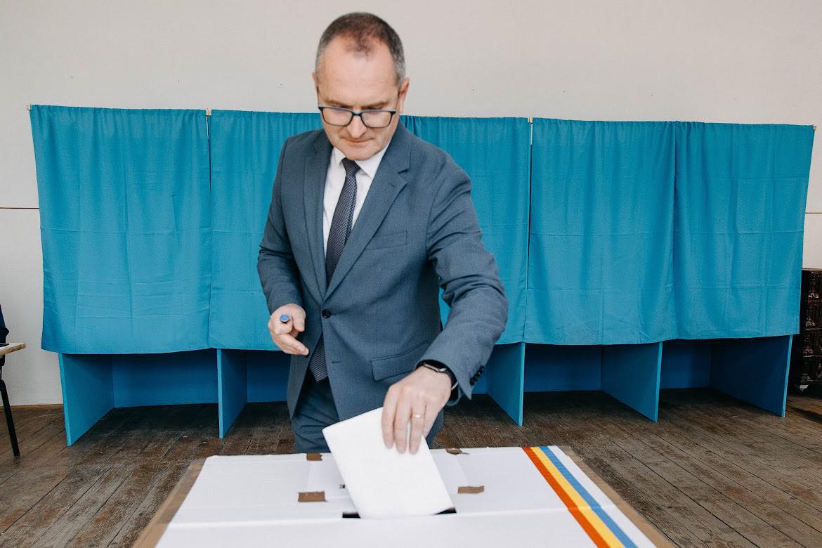 Korodi Attila is szavazott. | Fotó: a polgármester Facebook oldala
