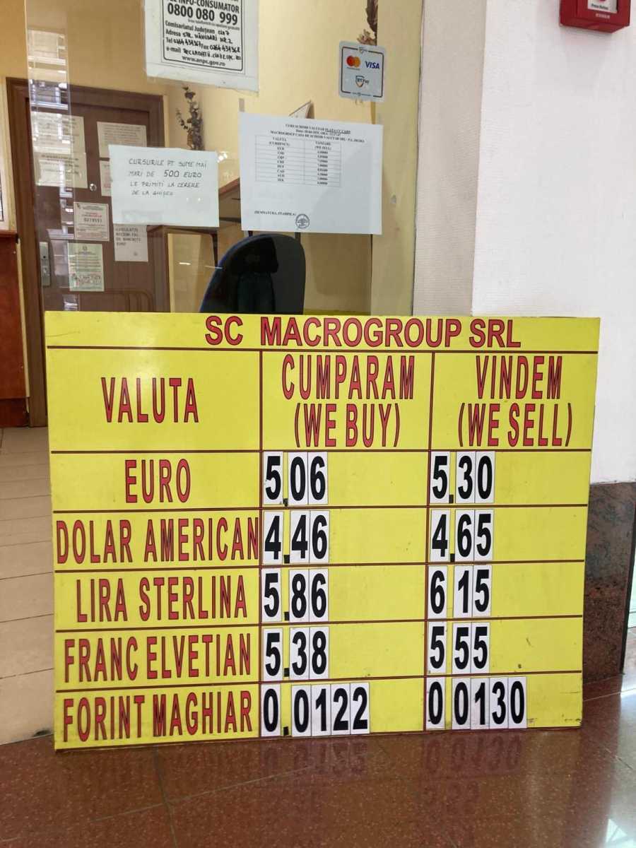 Folytatódott a lejnek az euróval és a dollárral szembeni értékvesztése |Fotó: Maszol