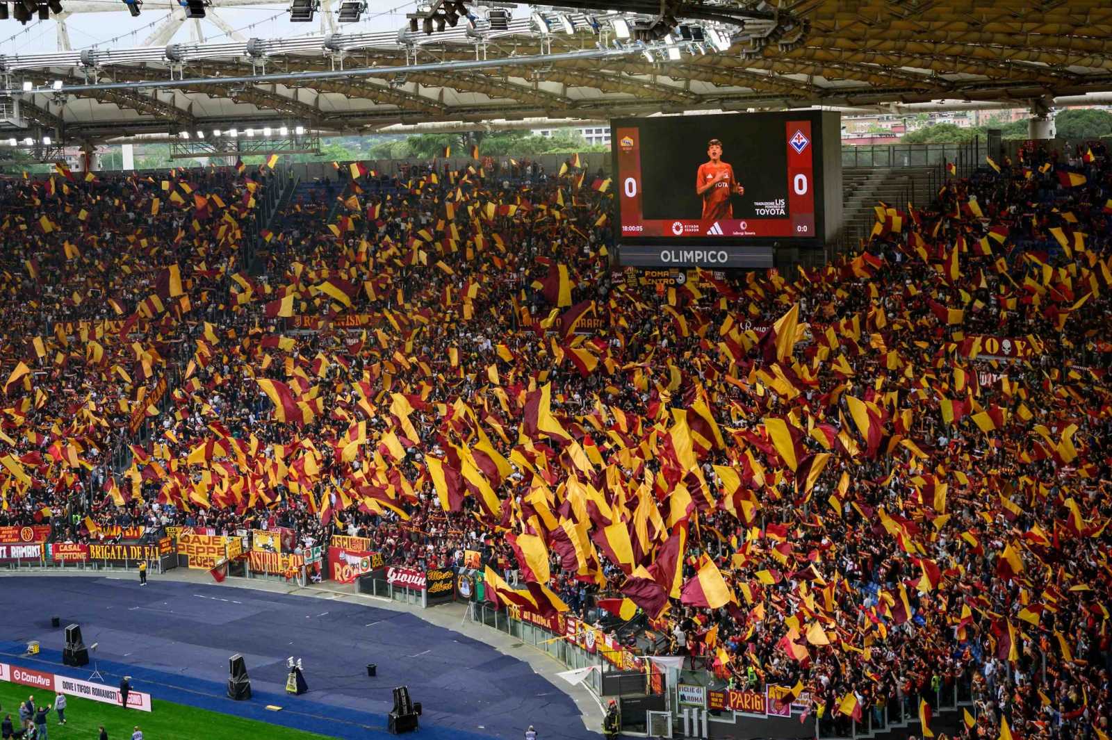 Az AS Roma népes szurkolótáborral rendelkezik Fotó: az AS Roma Facebook oldala 