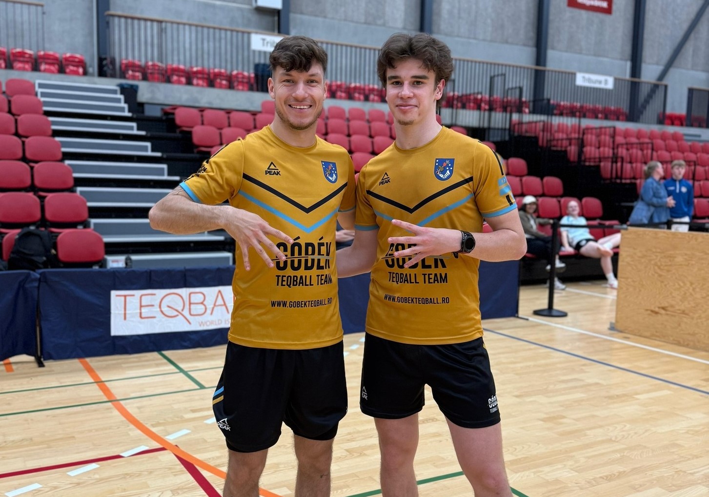 Györgydeák Aporék újabb parádés versenyhétvégét tudhatnak maguk mögött.| Fotó: a GÓBÉK Teqball Team oldala