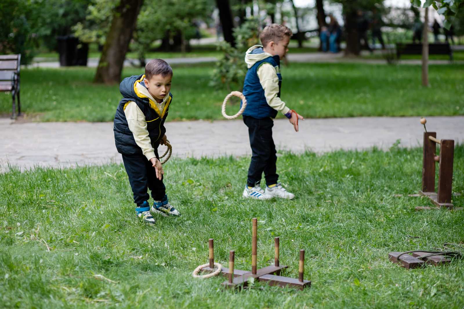 A gyerekek is szórakoztak.