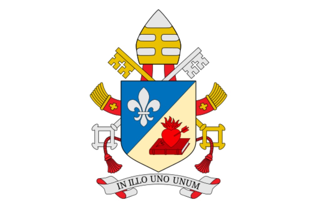 XIV. Leó pápa címere | Kép forrása: Wikipédia 