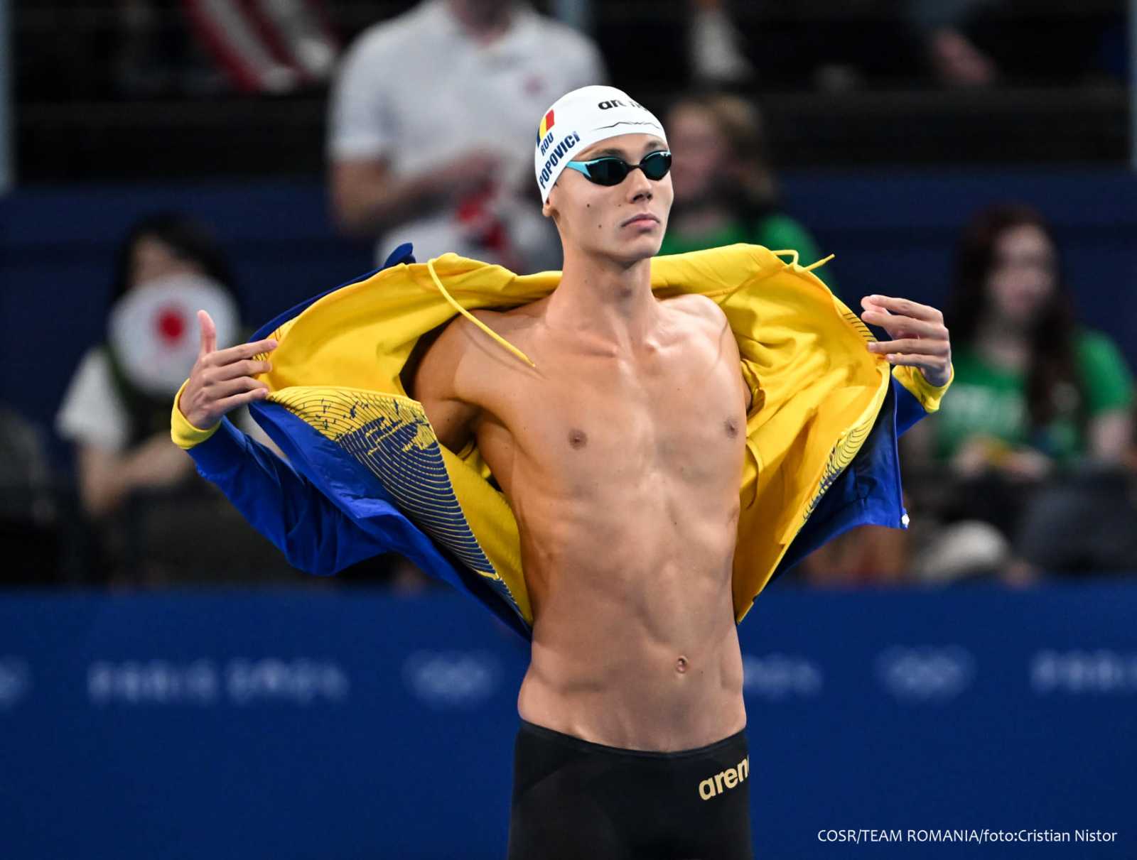 Az olimpiai bajnok úszóklasszis szavazásra buzdít | Fotó: COSR/Cristian Nistor/archív felvétel
