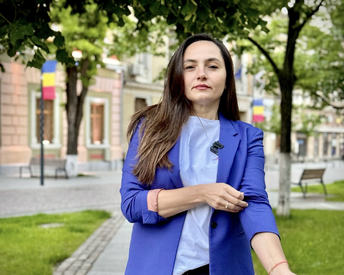 Anamaria Gavrilă, a Fiatal Emberek Pártjának (Partidul Oamenilor Tineri) elnöke | Facebook