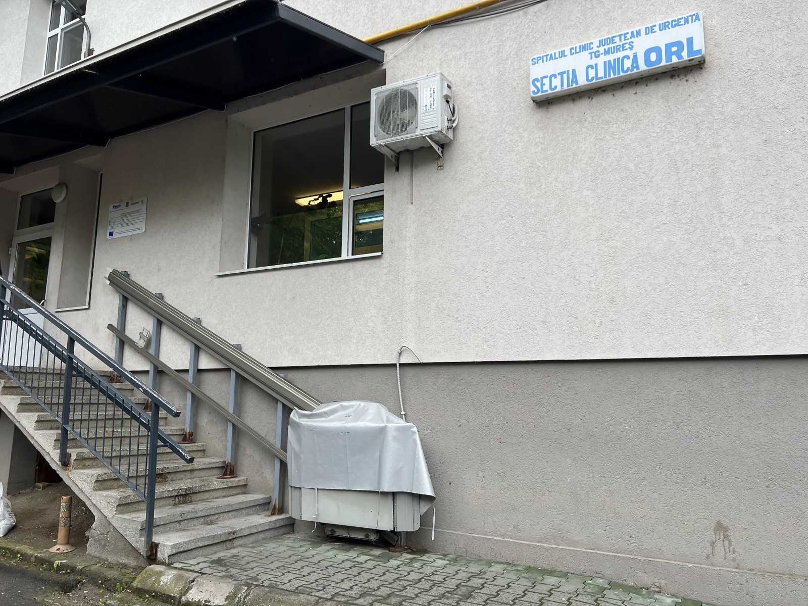 Az egészségügyi intézménynél a felszerelés megvan, de nem működőképes | Fotó: Rákóczi Kinga