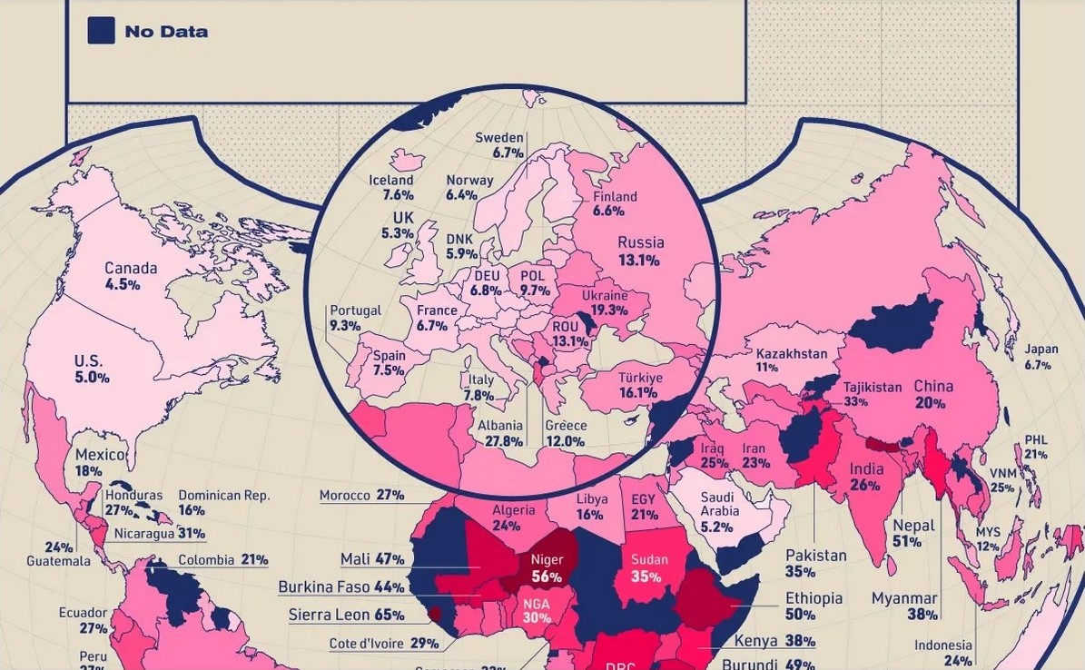 Rosszul állunk | Fotó: Facebook/Visual Capitalist