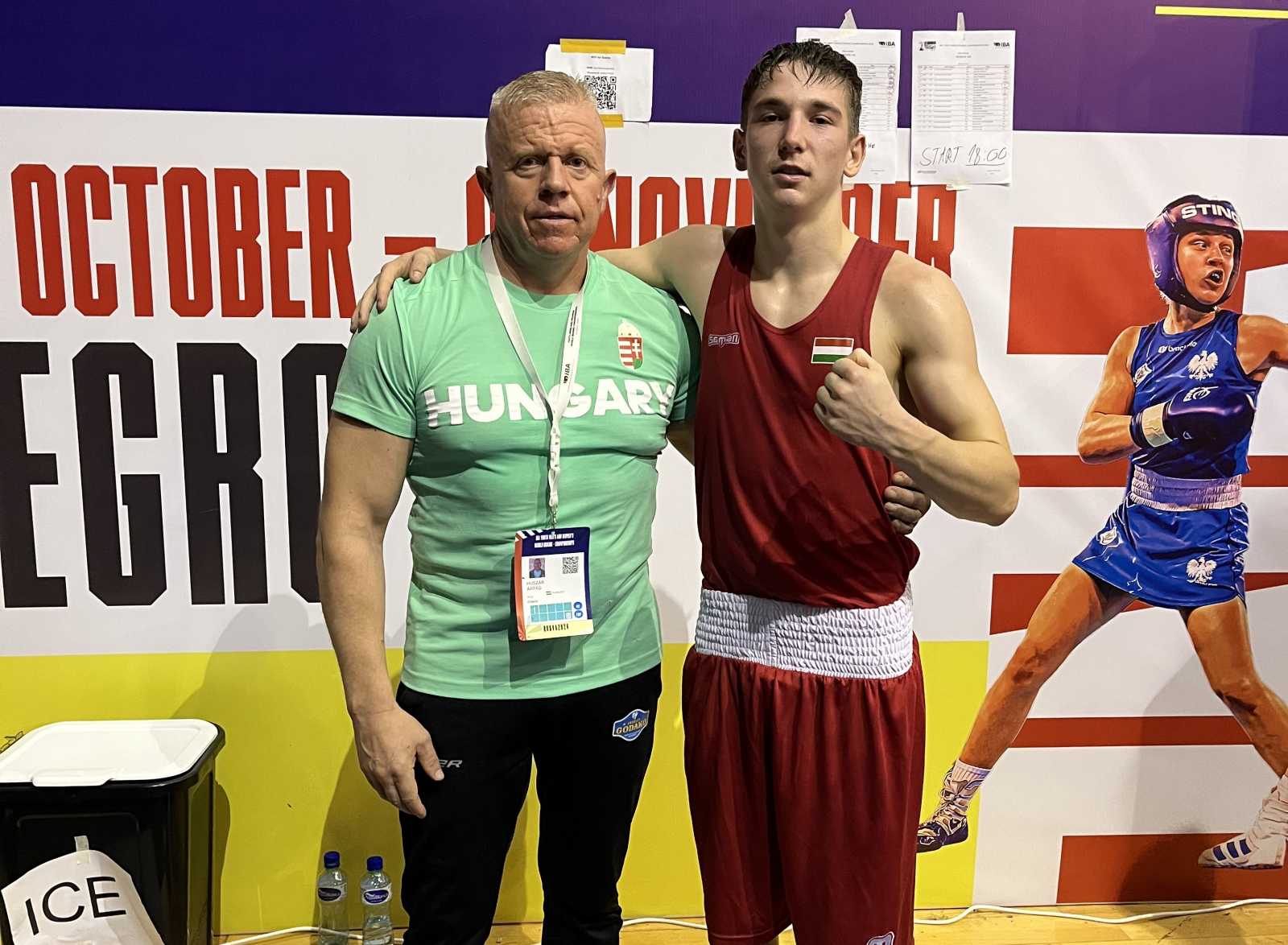 Bár egyéni sport, a sikert a mögötte álló edzőjének, klubjának is köszönheti