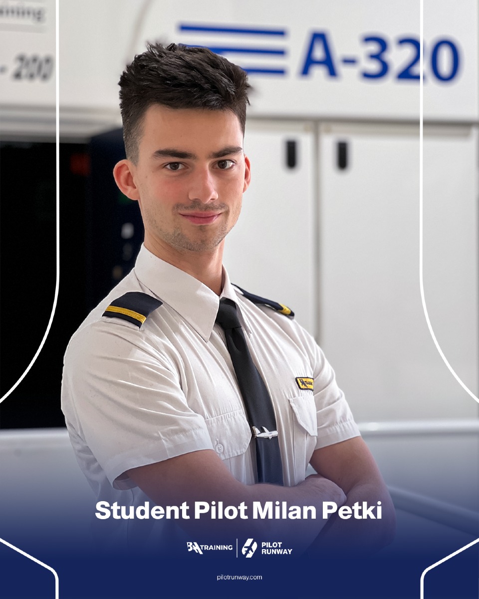 Petki Milán kiváló pilóta-alapanyagnak bizonyult. Forrás: a Pilot Runway Facebook-oldala