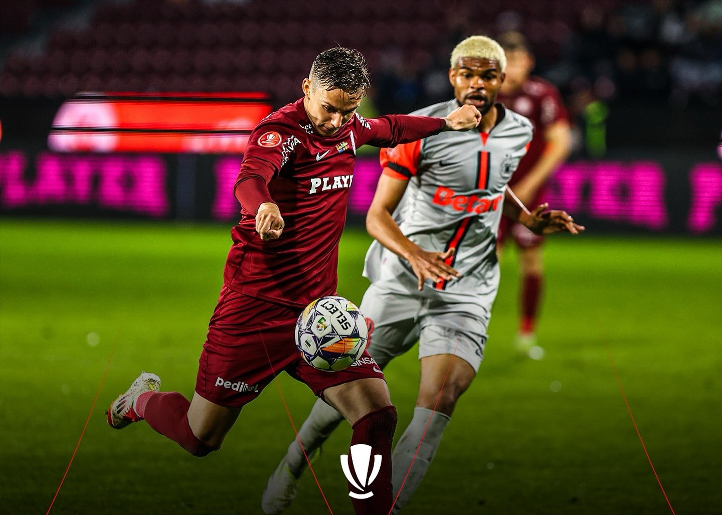 Szuperliga: tíz emberrel mentett pontot a bajnok ellen a Kolozsvári CFR| Fotó: Superliga Faceoldala