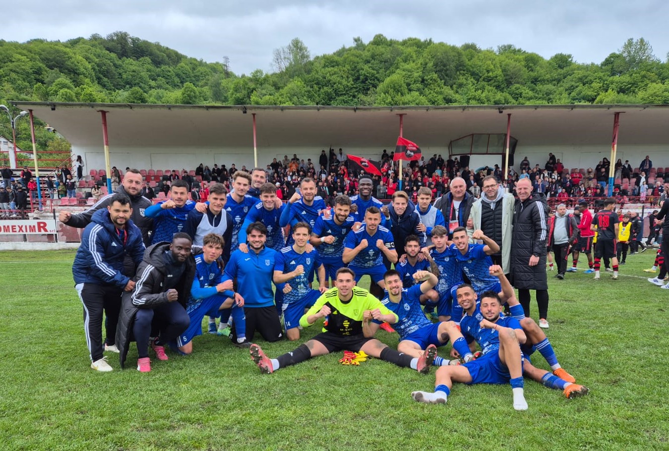 Egy hatalmas lépéssel került közelebb a Liga 2-be való feljutáshoz a Szatmárnémeti Olimpia VSK./ Fotó: Szatmárnémeti Olimpia VSK