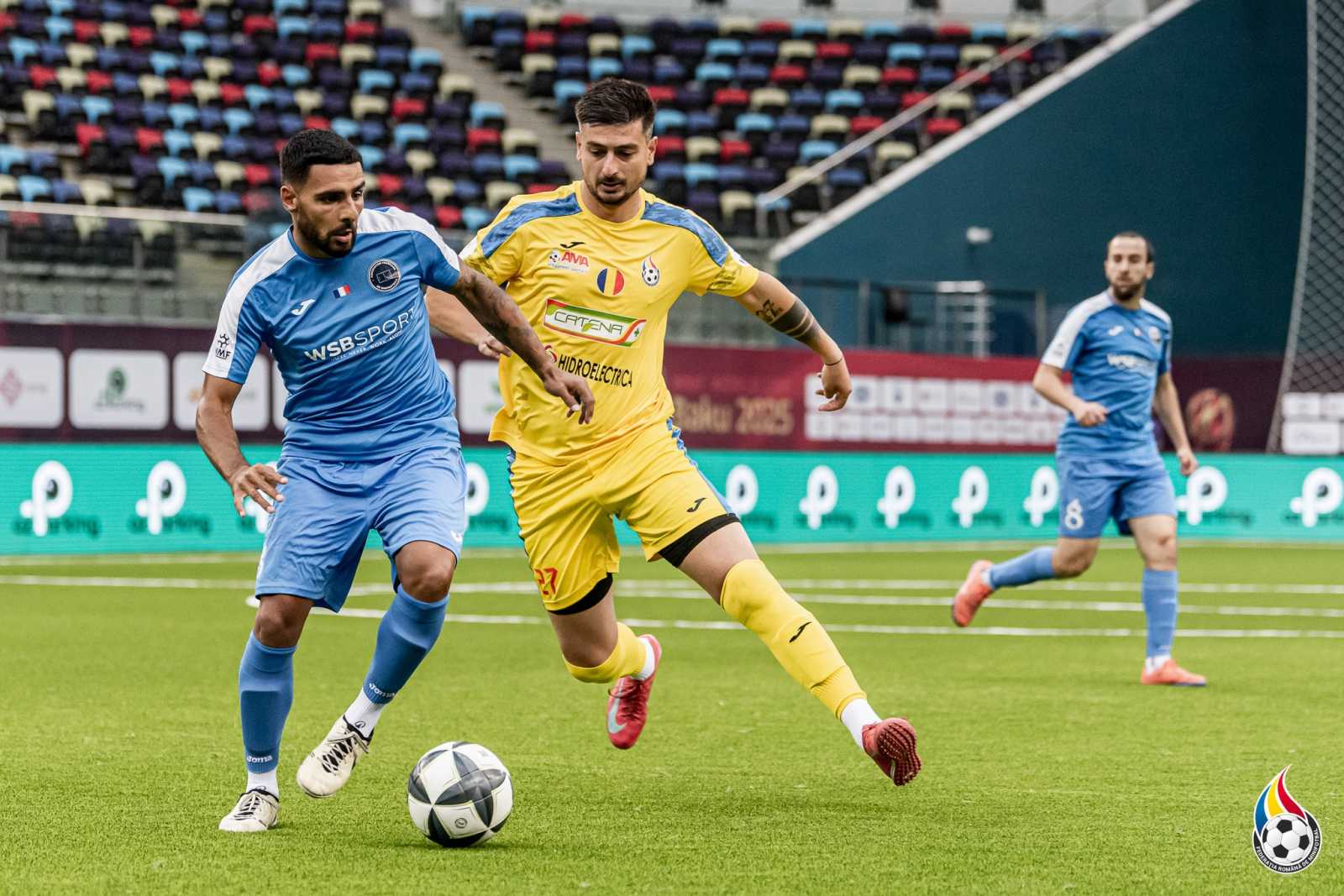 A 0–0-s döntetlen a franciákkal elég volt a nyolcaddöntőbe jutáshoz | Fotó: Romániai Minifutball-szövetség/Facebook