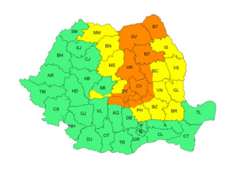 Sárga és narancssárga kód | Fotó: ANM