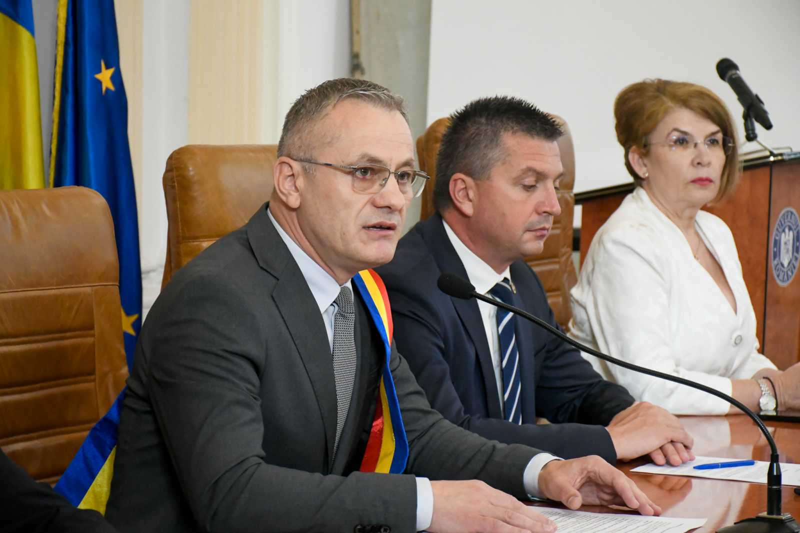 Mircea Mălan immár nem csak ügyvivő tanácselnök. Csütörtökön beiktatták | Fotó: Bihar Megye Tanácsa