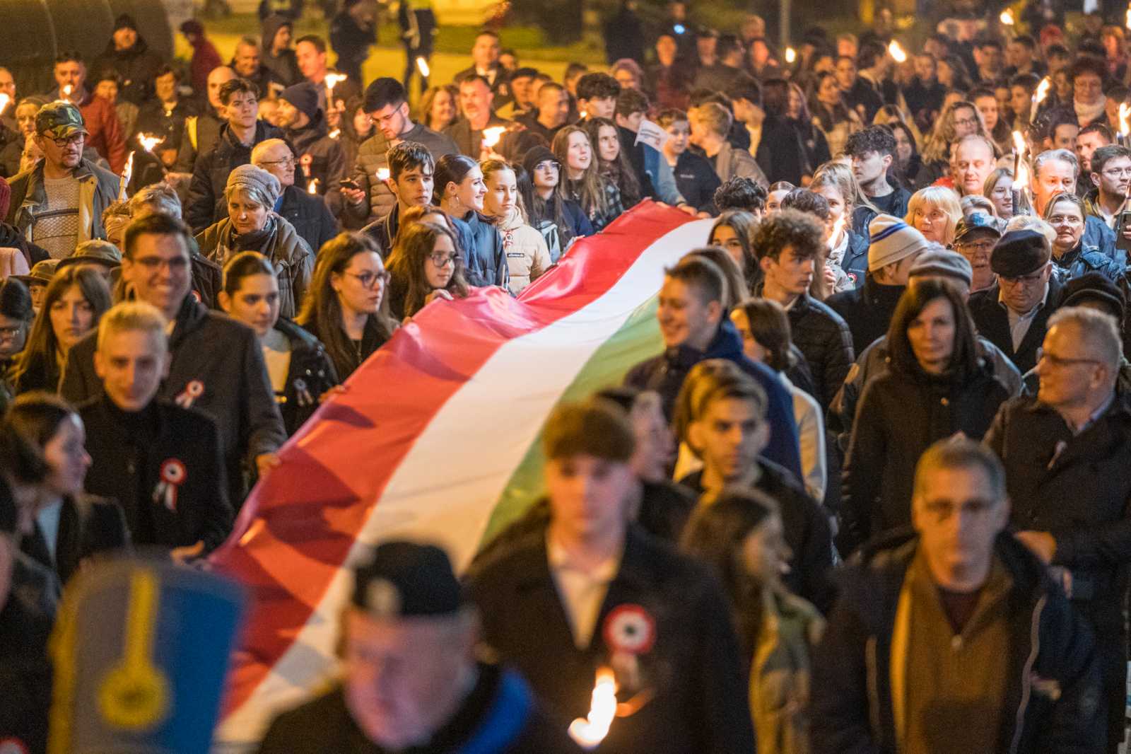 Idén is lesz zászlós, fáklyás felvonulás Nagyváradon | Fotó: Bihar megyei RMDSZ/Facebook