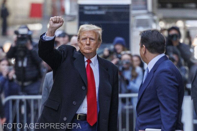 Trump arról beszélt, hogy támogatta Mark Rutte NATO-főtitkár tavalyi jelöltségét Fotó: Agerpres