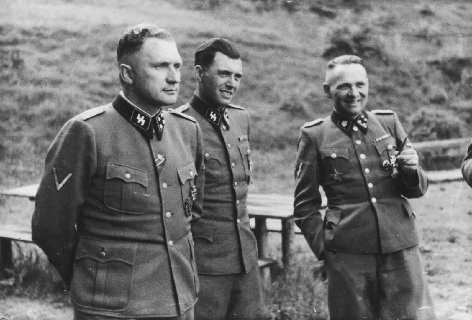 Richard Baer, Josef Mengele és Rudolf Höss | Fotó: Wikipedia