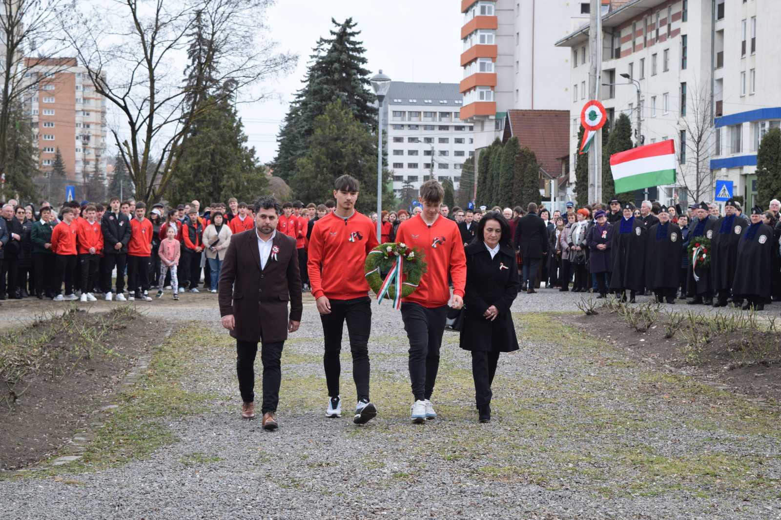 Sportolók is lerótták  kegyeletüket