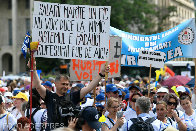 Két évvel ezelőtt volt a nagy tanügyi sztrájk | Fotó: Agerpres