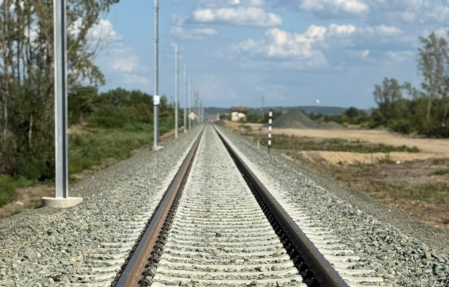 Hét kilométerrel már elkészültek | Fotó: Facebook/CFR Infrastructura