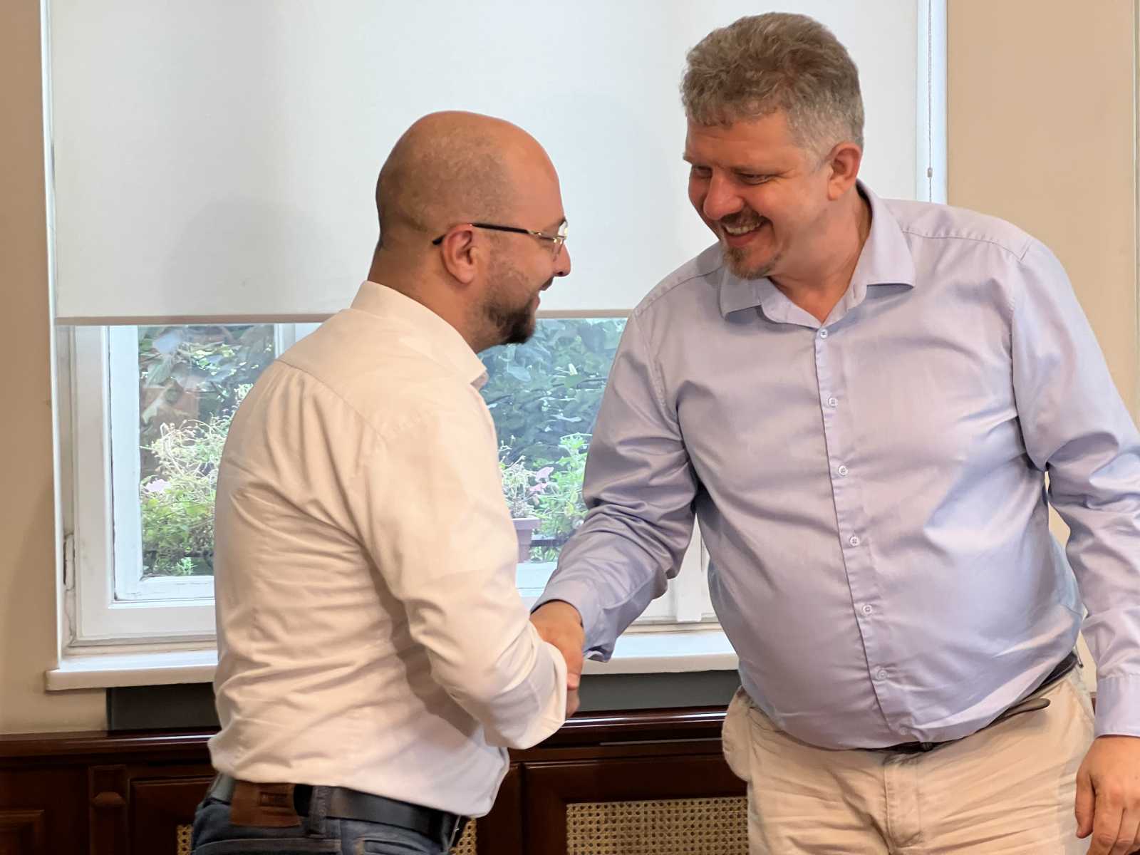 Visszaadta a stafétát Soós Zoltán polgármesternek Kovács Mihály Levente | Fotó: Rákóczi Kinga