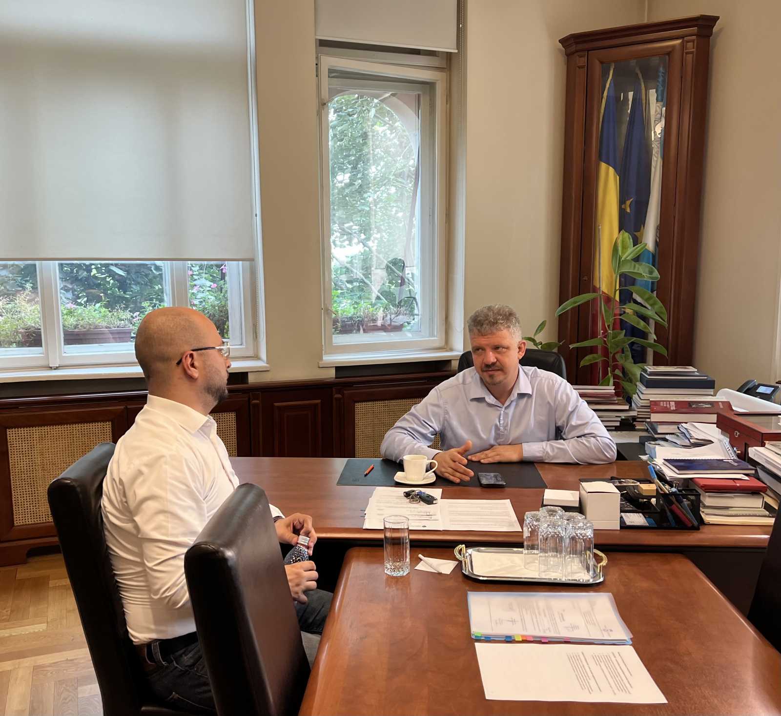 Kovács Mihály Levente alpolgármester és Soós Zoltán polgármester - csütörtöki egyeztetés | Fotó: Rákóczi Kinga