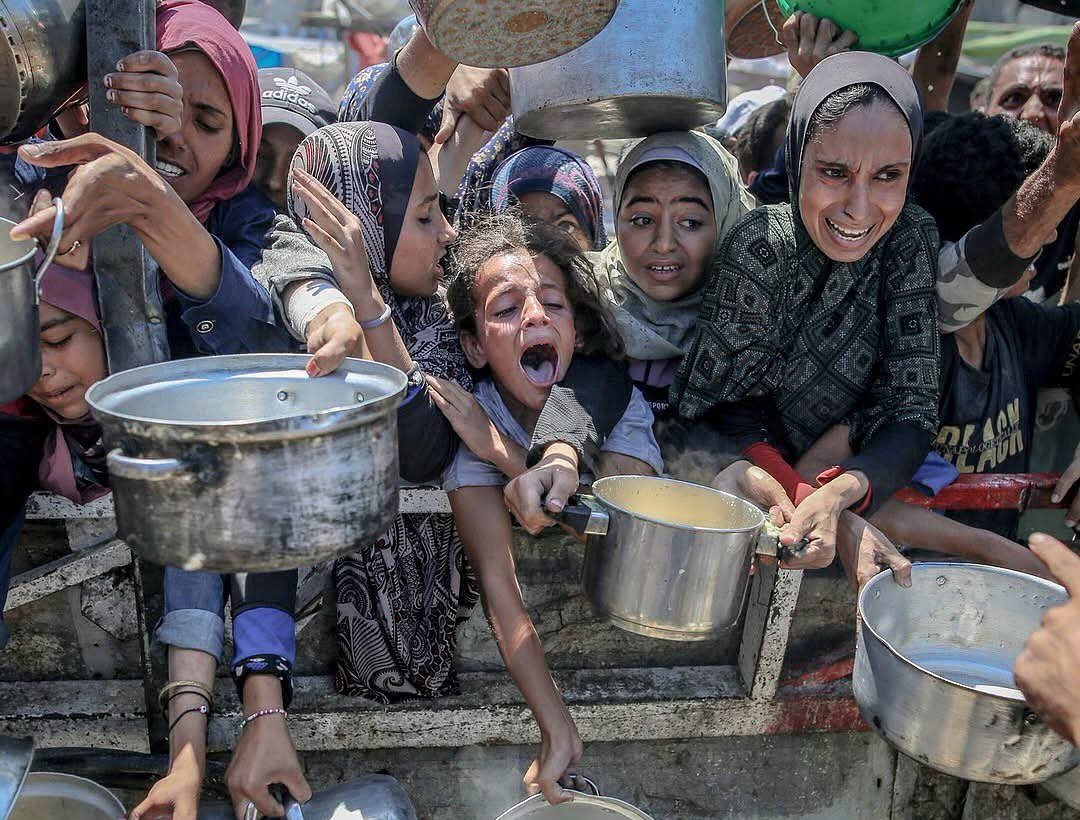 Éhező civilek Gázában | Fotó: Facebook/The Gaza