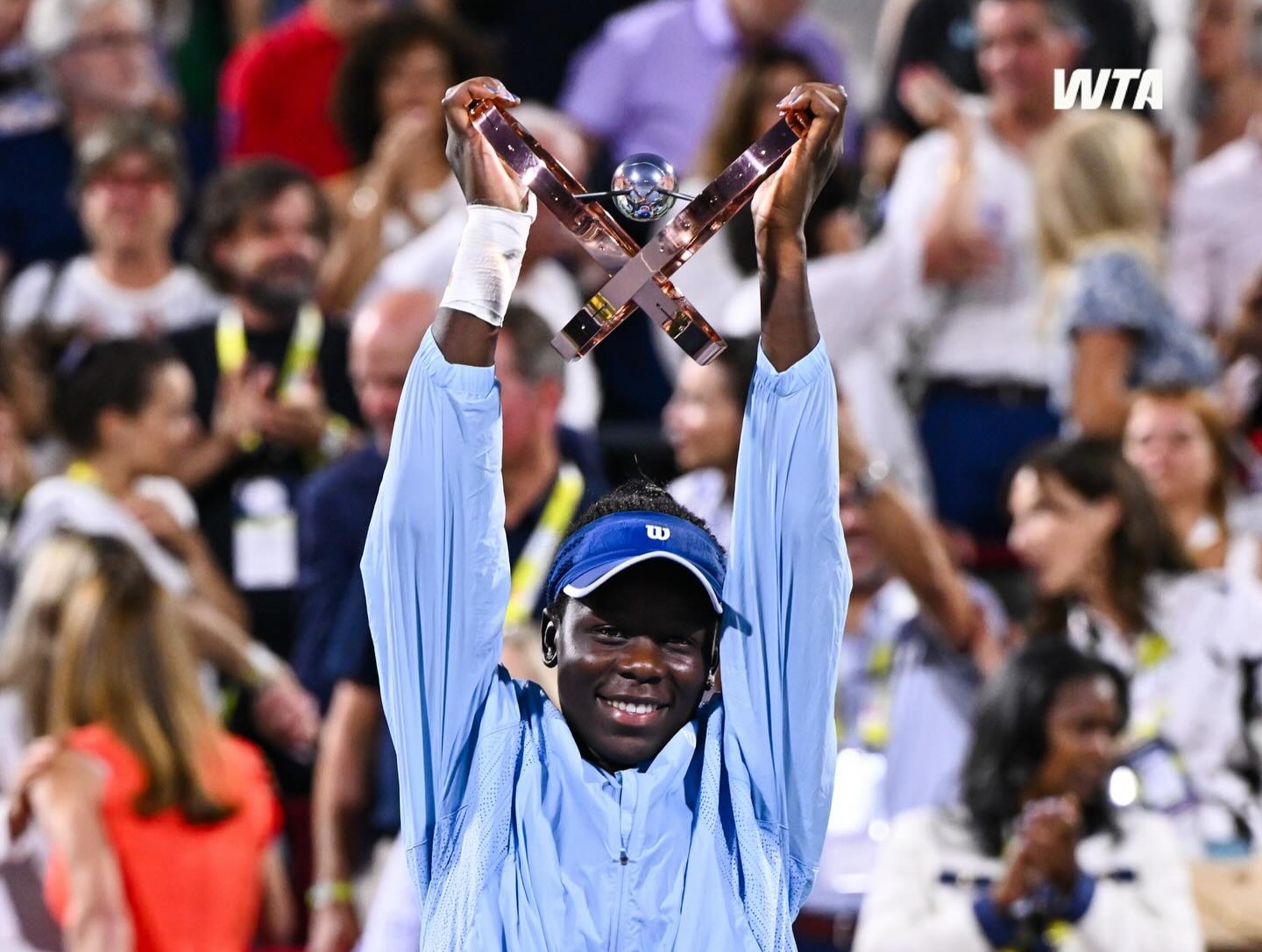 Meglepetés győzelmet aratott a tehetség | Fotó: WTA/Facebook