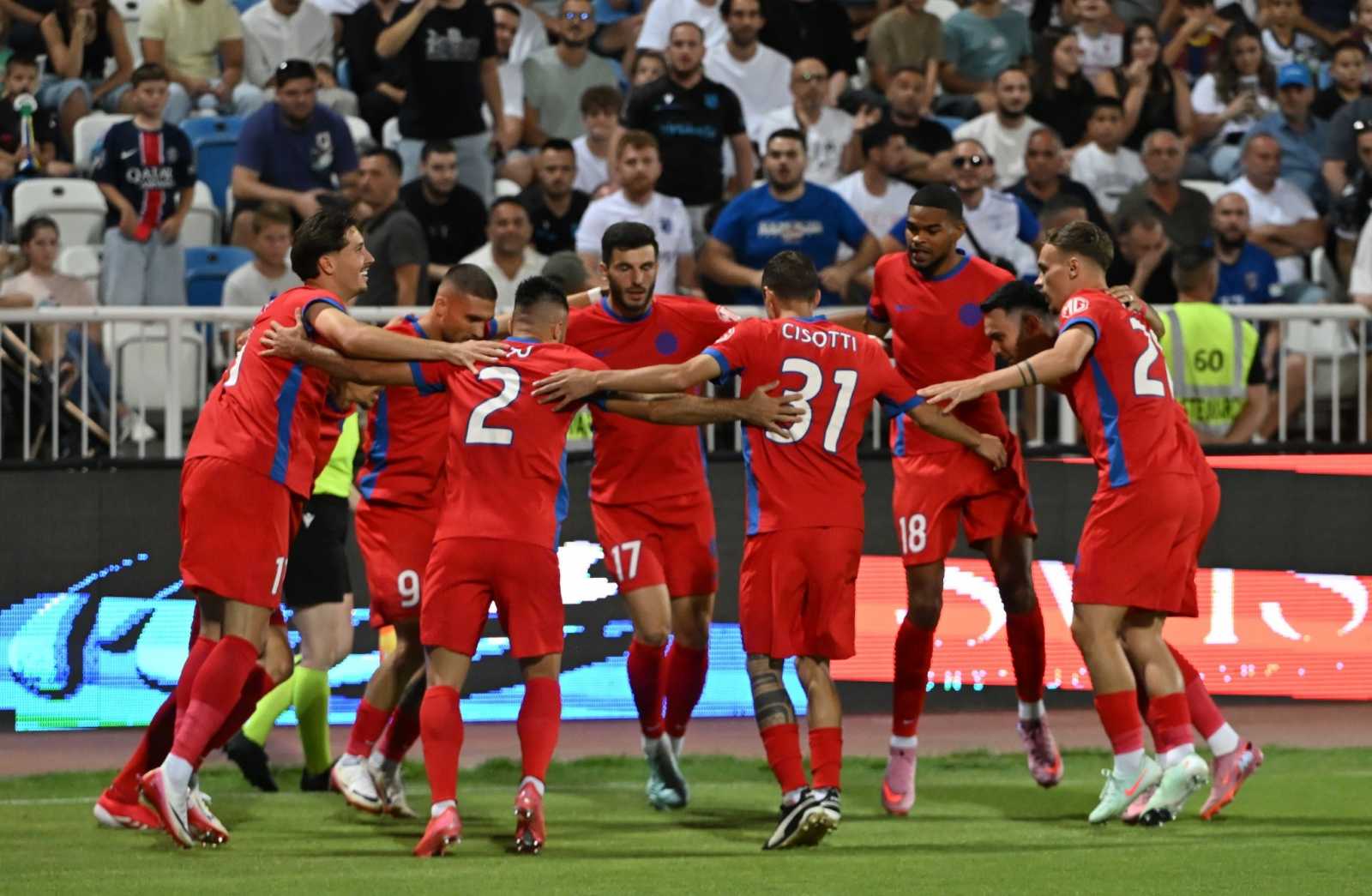 Ünnepelnek a FCSB játékosai | Fotó: Facebook/FCSB