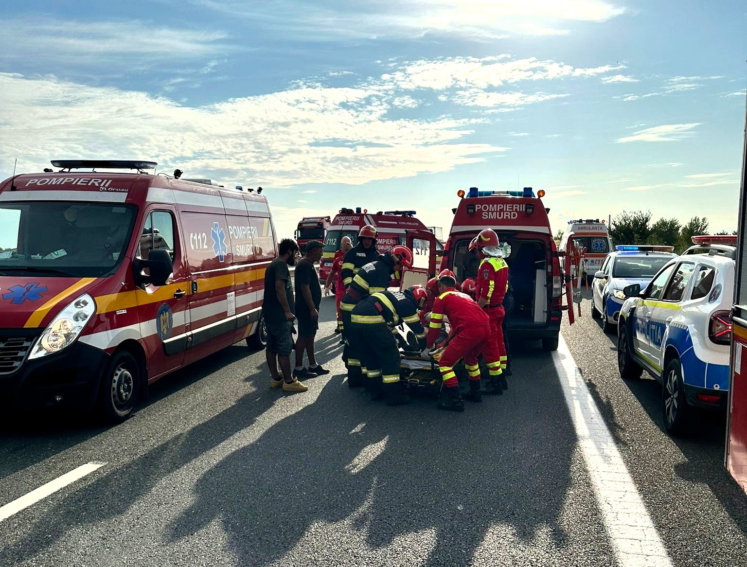 Egy sérült életveszélyes állapotban van | Fotó: ISU Prahova