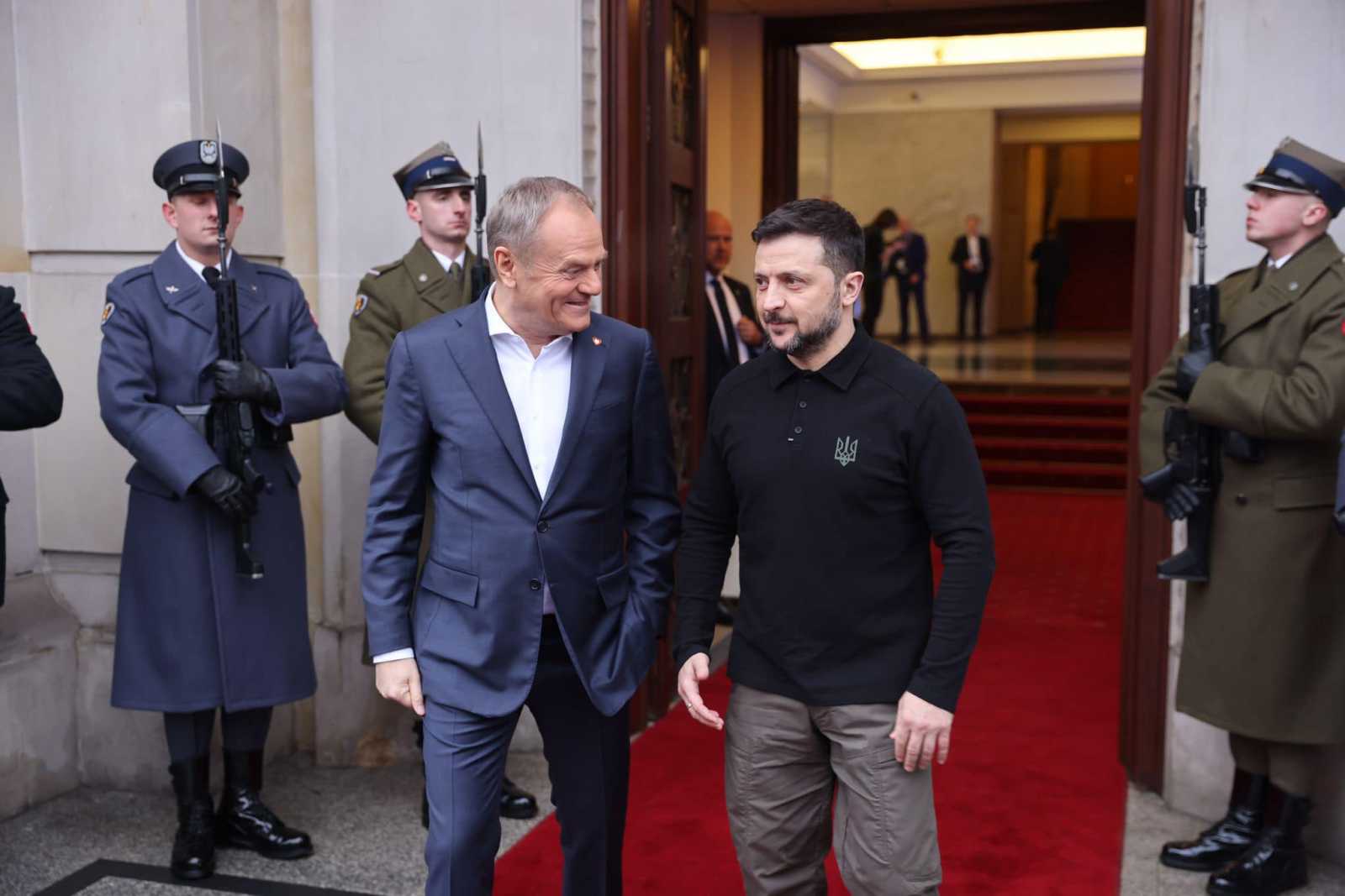 Tusk az ukrán elnök leghangosabb támogatója Fotó: Donald Tusk Facebook oldala 