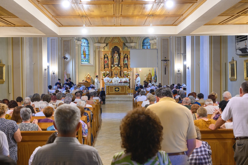 Szentmisével kezdődött az ünnepség | Fotó: Vargyasi Levente
