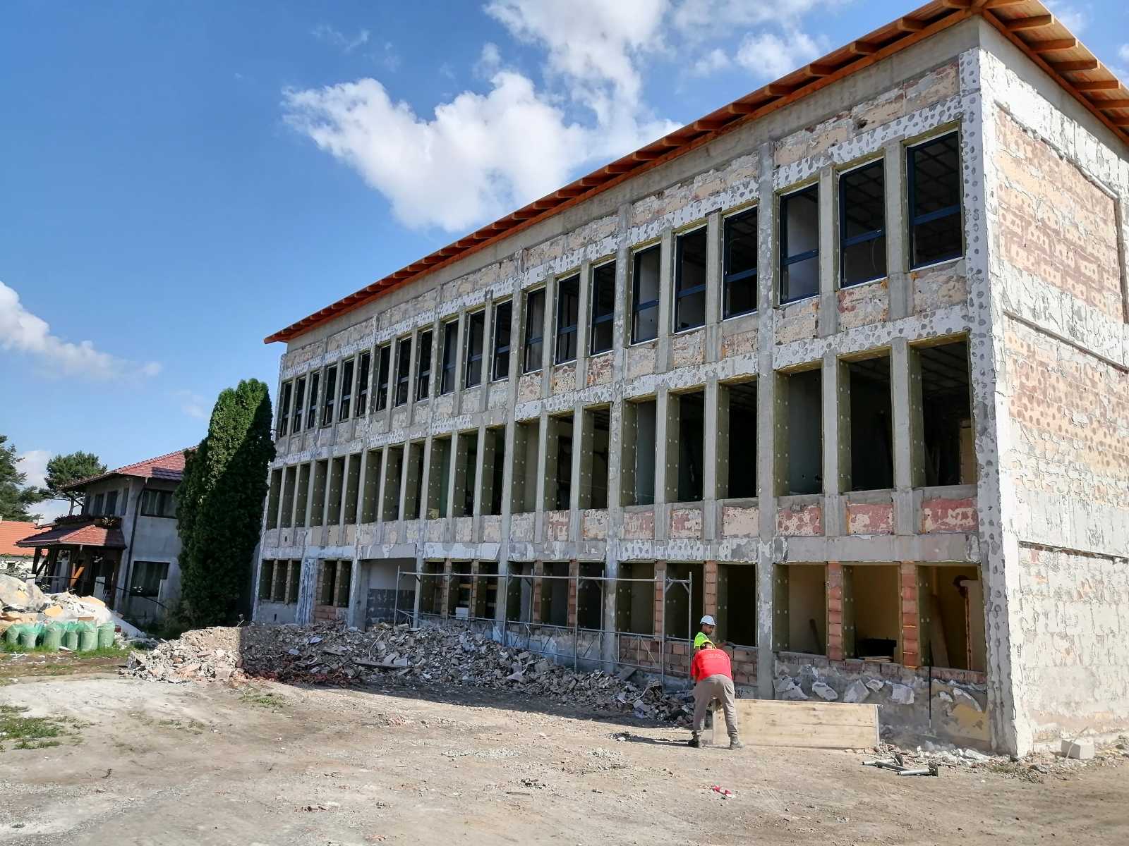 Az APIA székelyén alapos felújítást végeznek | Fotó: Létai Tibor