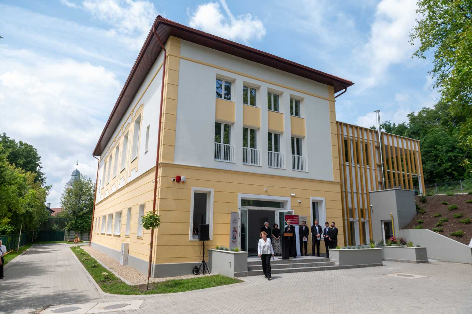 A Marosvásárhelyi Református Kollégiumhoz tartozó óvoda és bölcsőde udvara | Fotó: Erdélyi Református Egyházkerület