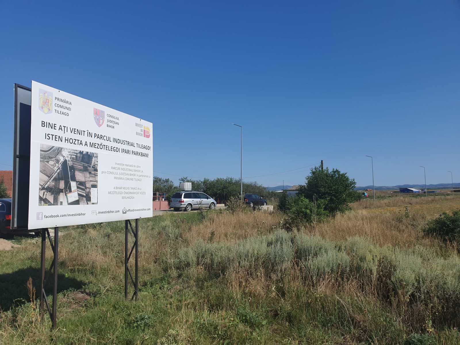 Várja a befektetőket a telegdi ipari park | A szerző felvétele