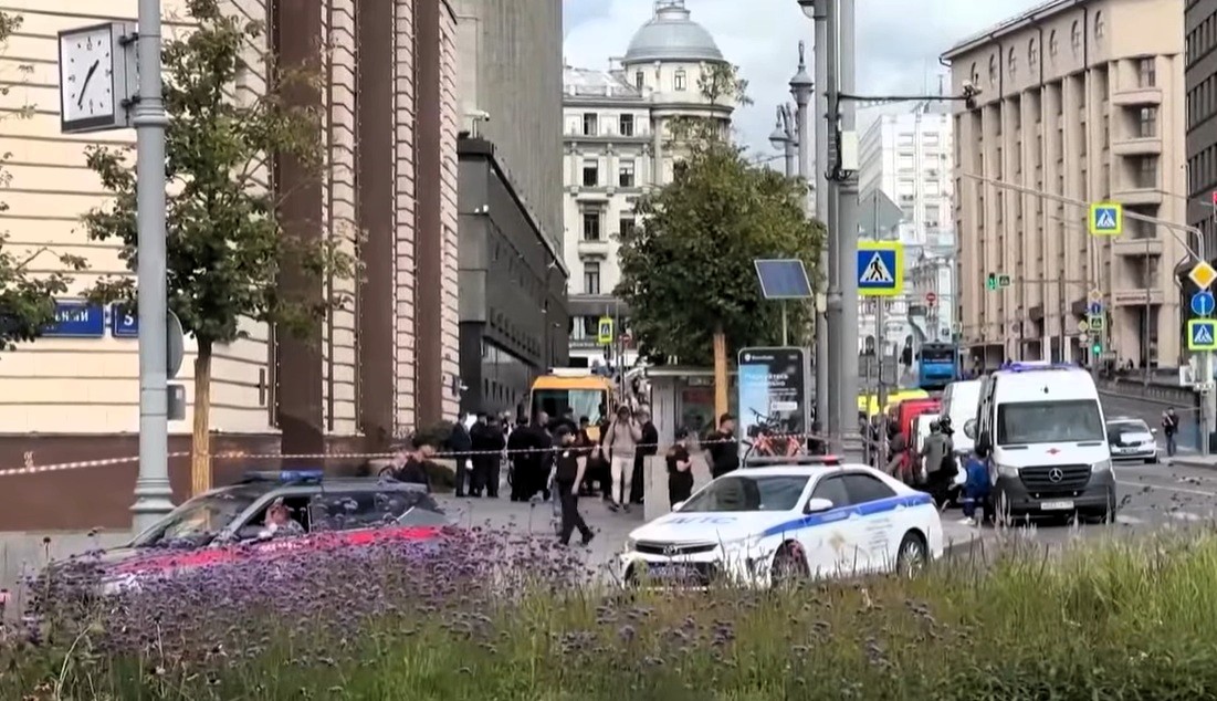 A vasárnapi robbanás után lezárták a környéket | Fotó: YouTube/képernyőmentés