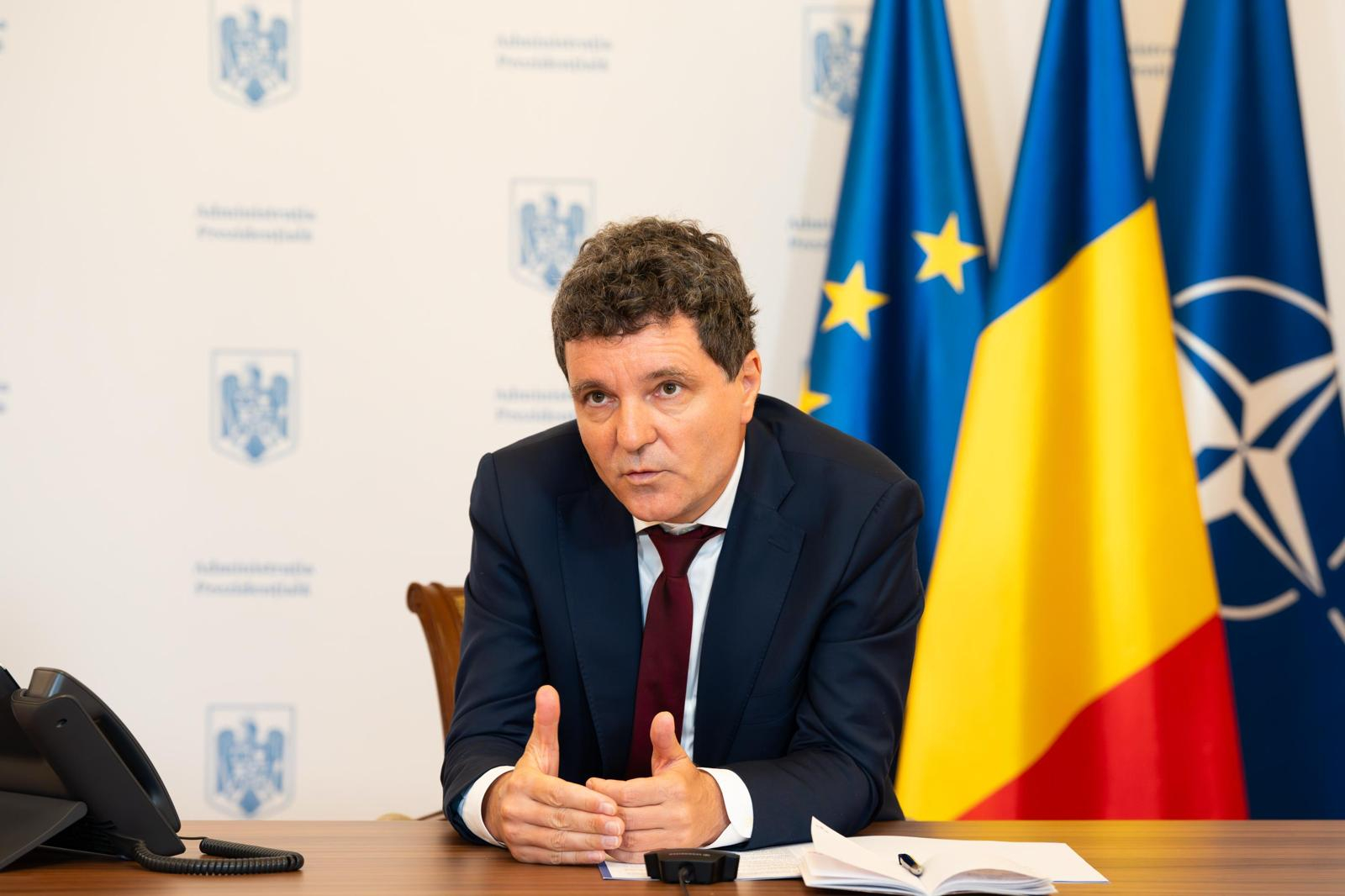 Nicușor Dan is részt vett a koalíciós ülésen | Fotó: presidency.ro/archív felvétel
