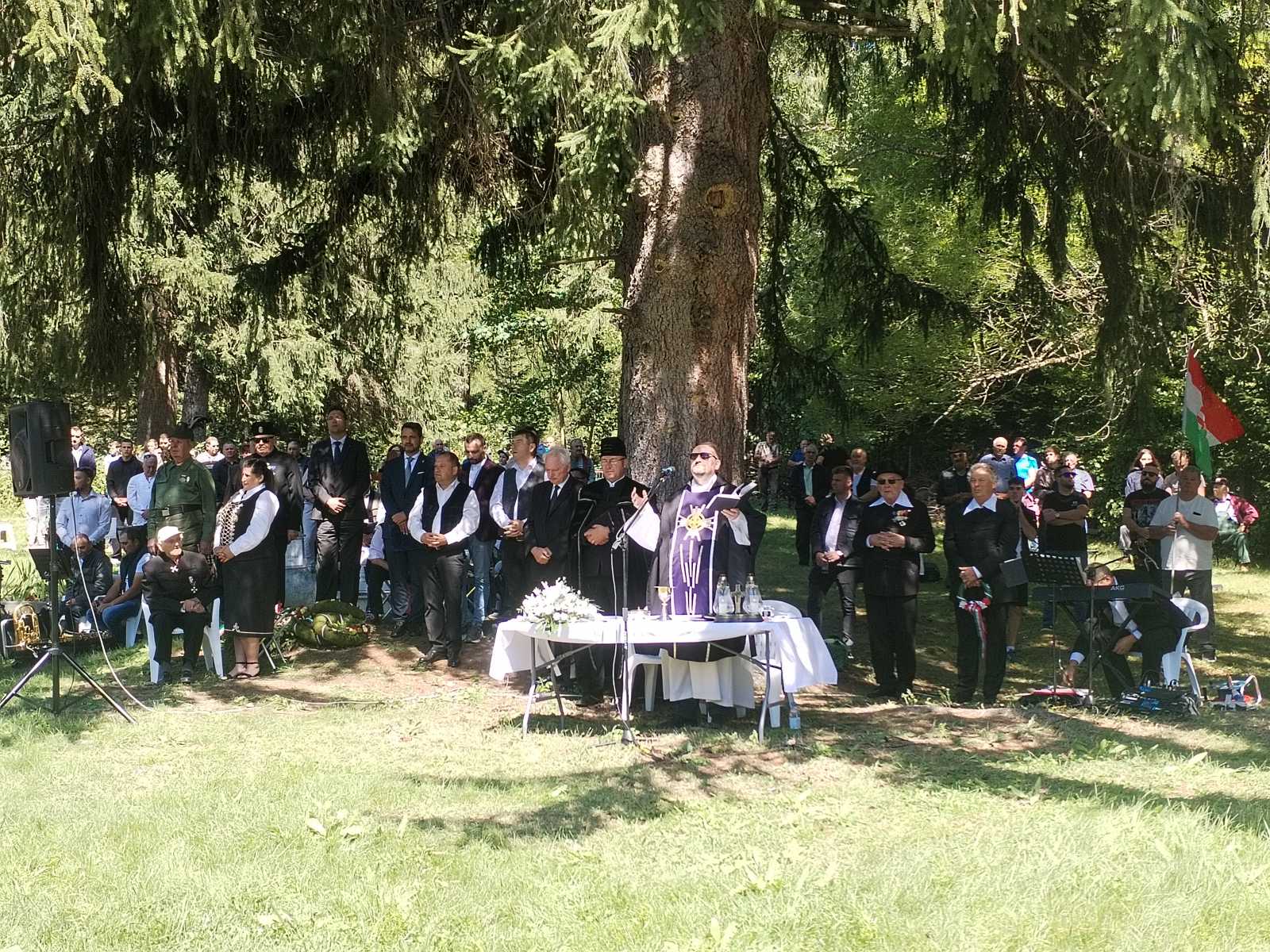 Szentmisét is tartottak.