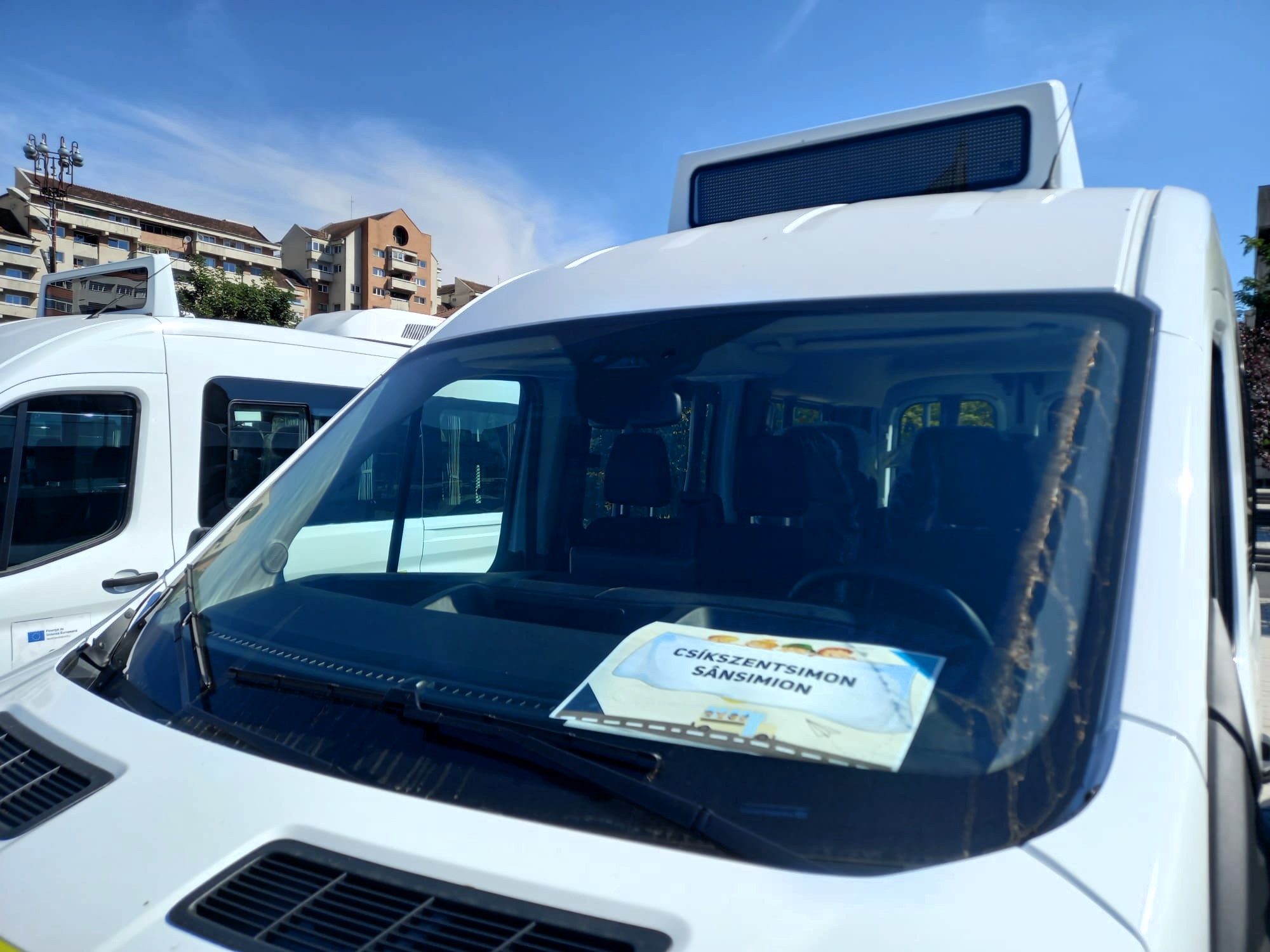 Csíkszentsimon egy elektromos buszt kapott 