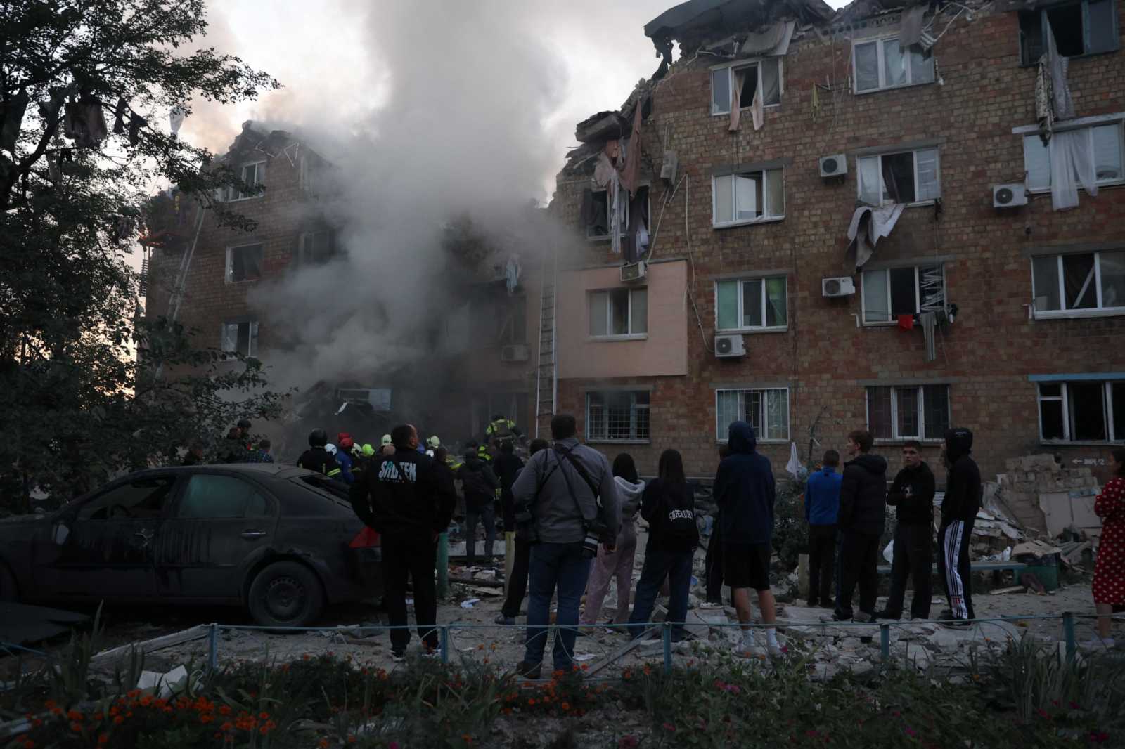 Civil áldozatai is voltak az orosz támadásnak | Fotó: Volodimir Zelenszkij X-oldala