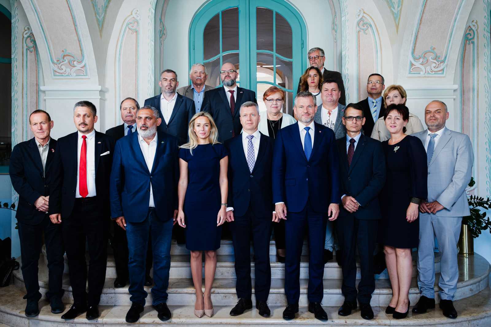 Peter Pellegrini a szlovákiai nemzetiségi közösségek képviselőivel l Fotó: Peter Pellegrini Facebook-oldala