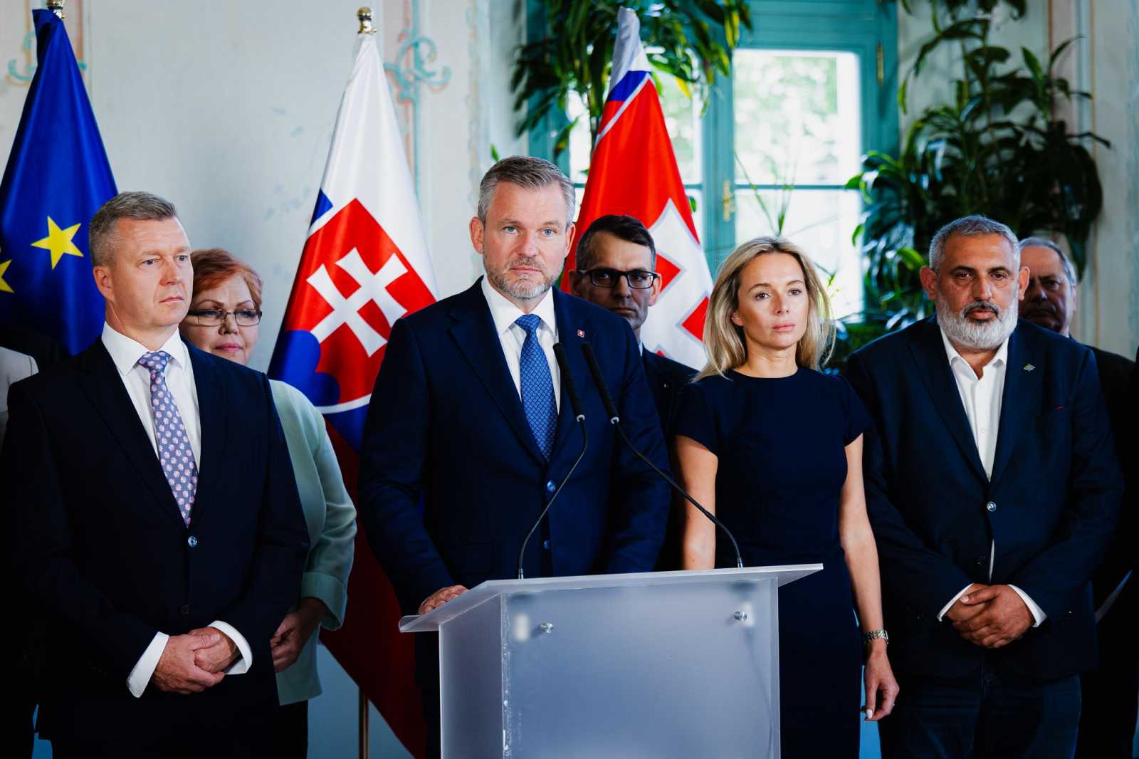 Pellegrini sajtótájékoztatója l Fotó: Peter Pellegrini Facebook-oldala