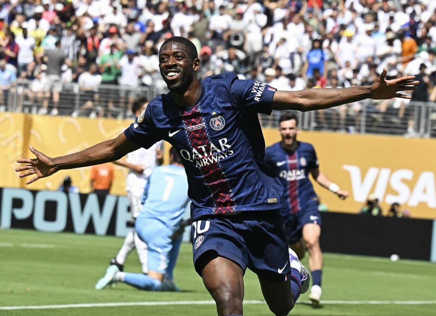 Dembele megérdemelt gólöröme | Fotó: Paris Saint-Germain/Facebook