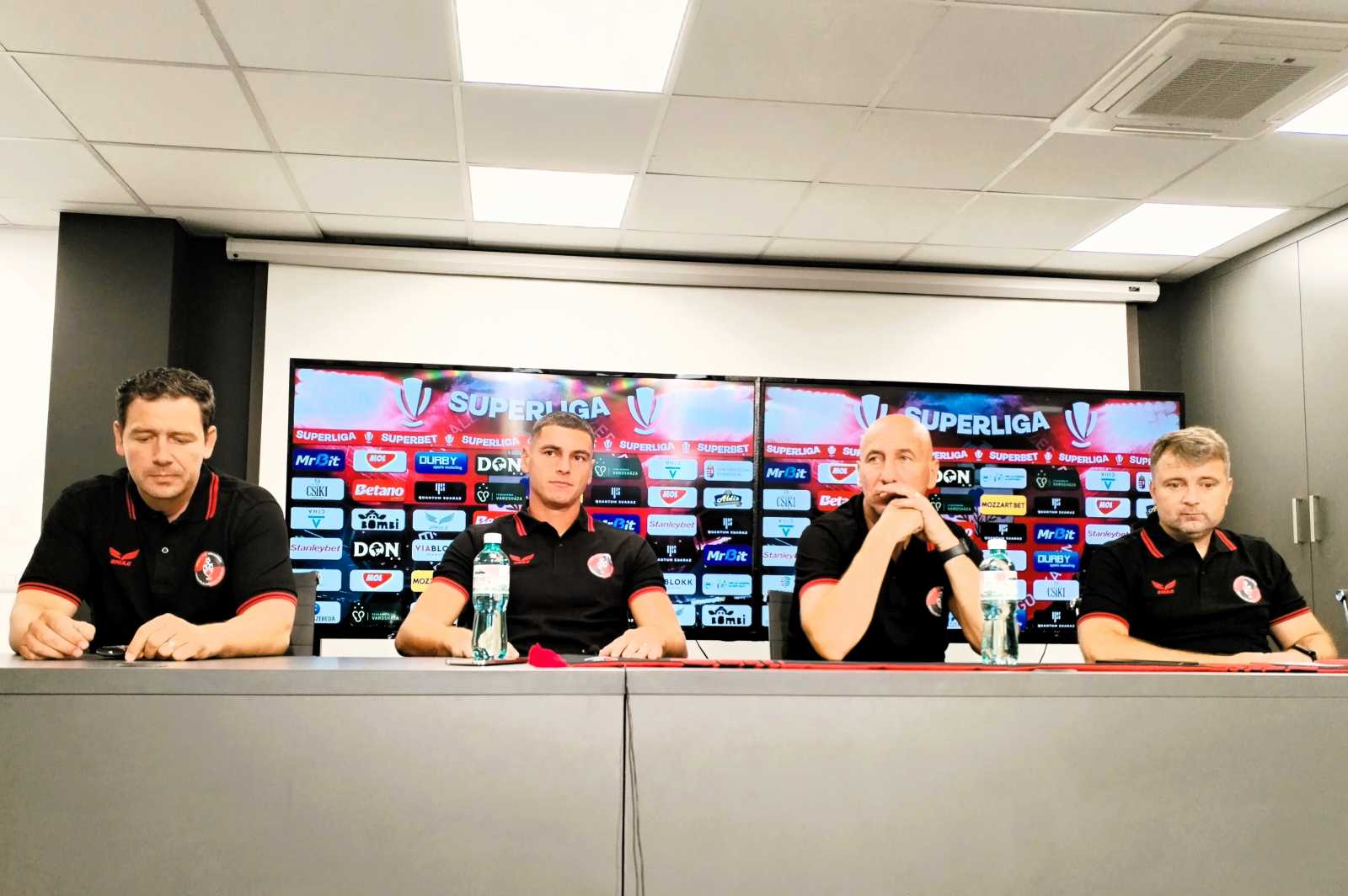 Balról jobbra: Cseke Szilárd, Raul Palmeș, Ilyés Róbert és Bokor János | A szerző felvétele