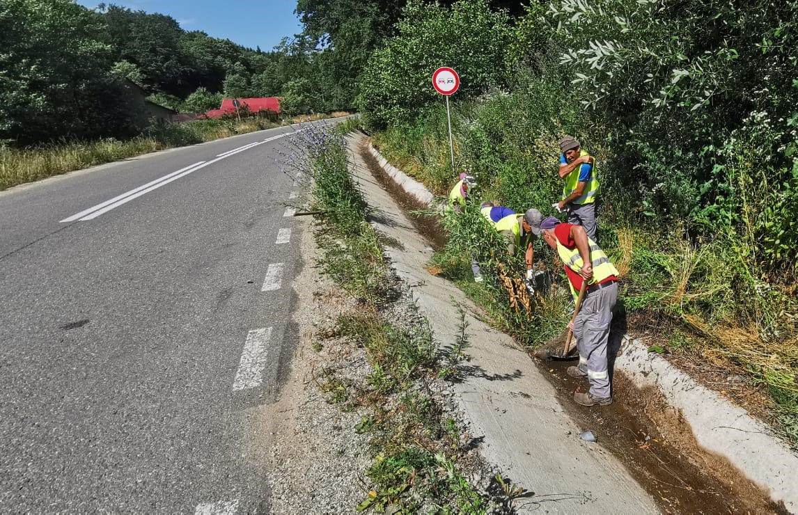 Az árkok karbantartását rendszeresen elvégzik | Fotó: Szilágy Megye Tanácsa