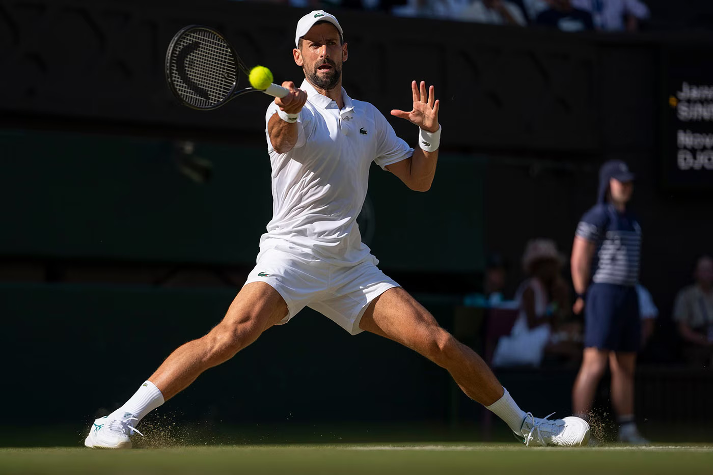 Djokivics sérülése rányomta bélyegét a pénteki meccsre | Fotó: wimbledon.com