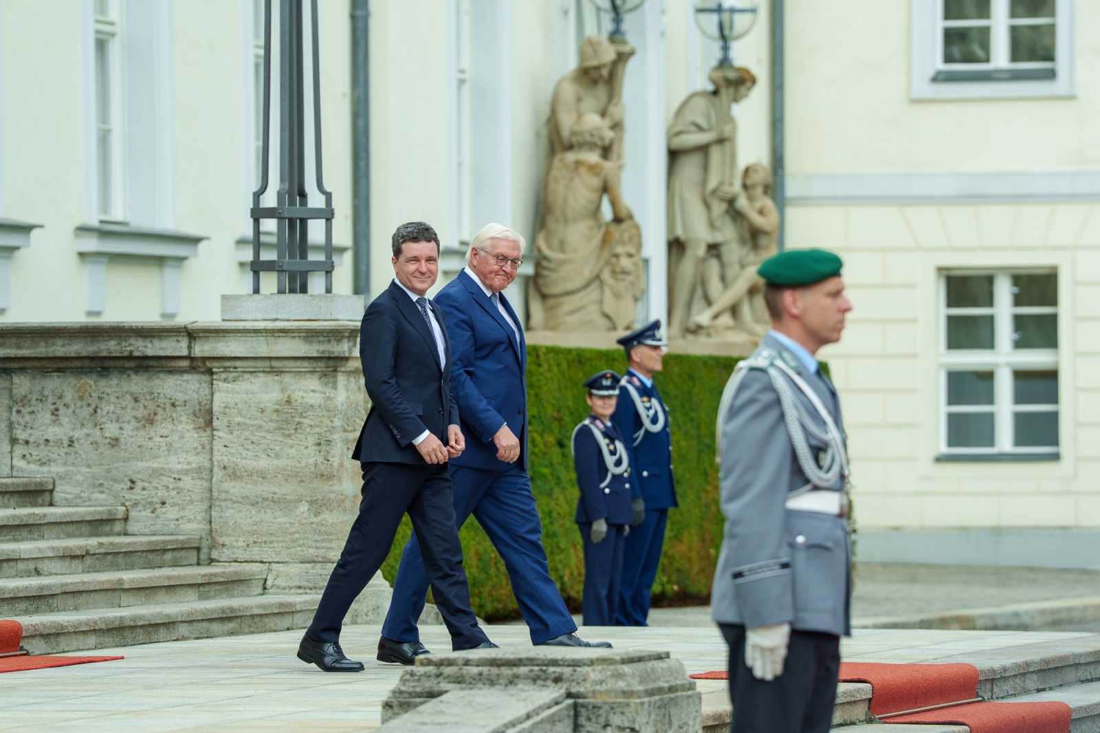 A német államfővel. | Fotók: presidency.ro