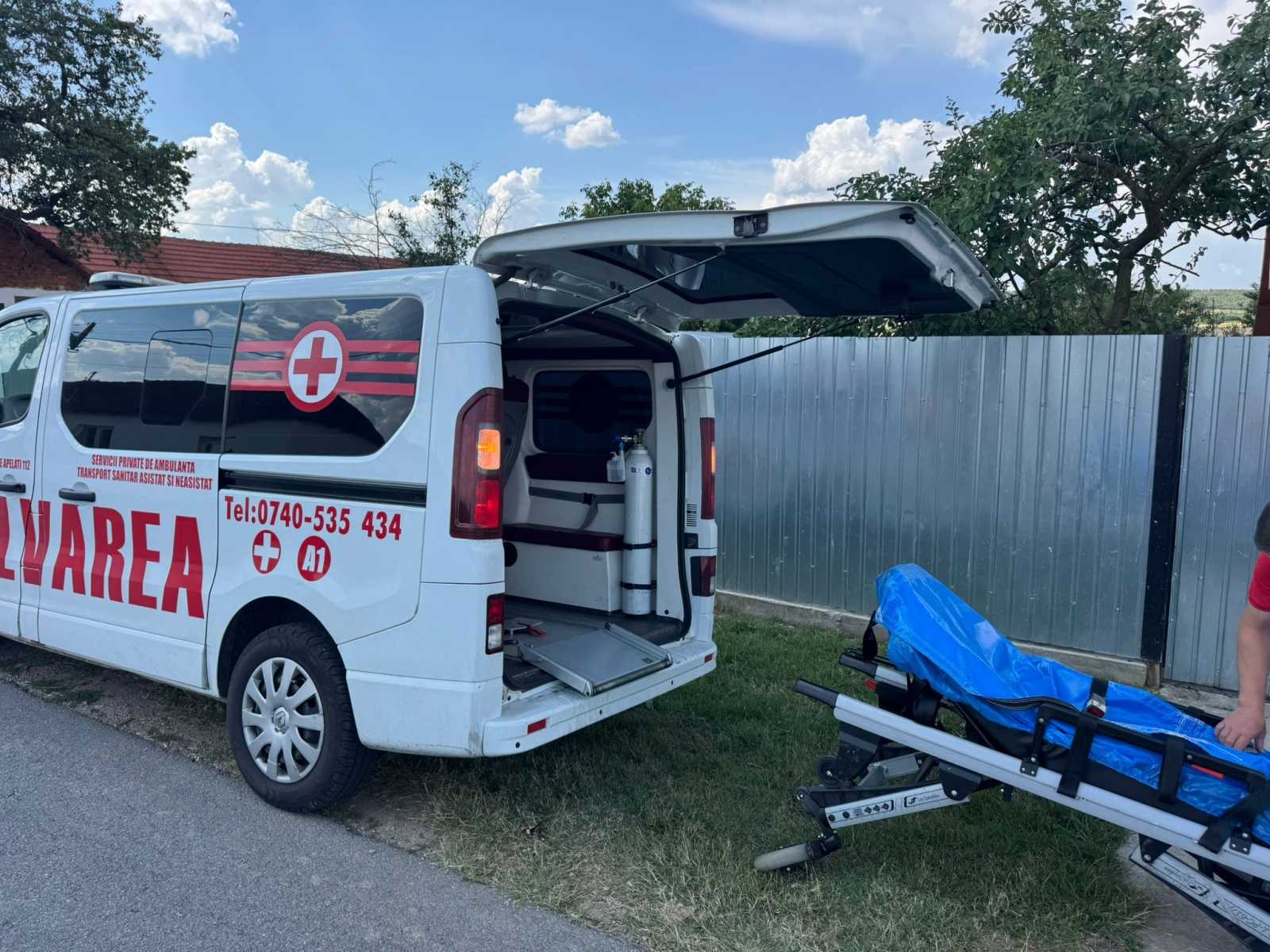 A héten Maros megyéből küldtek gondozásra szorulú személyt Pașcához | Fotó: Viorel Pașca Facebook-oldala