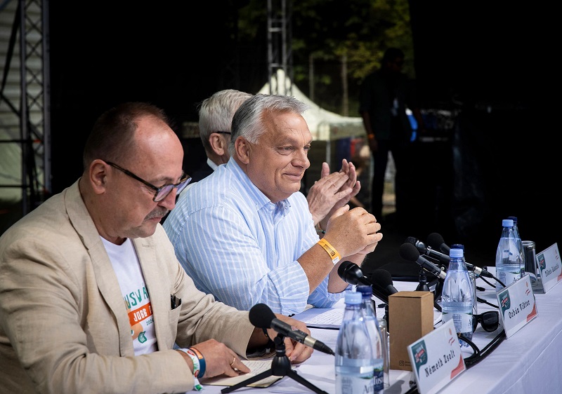 Idén is tart beszédet Orbán Viktor Tusványoson | Korábbi fotó: Miniszterelnöki Hivatal 